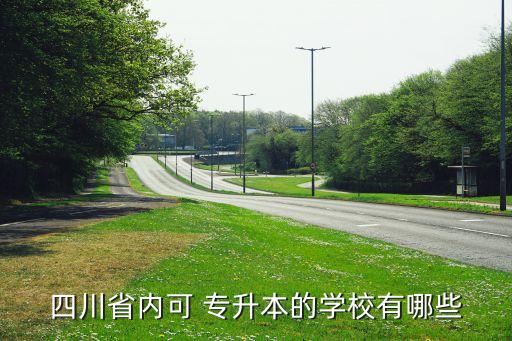 四川省內(nèi)可 專升本的學(xué)校有哪些