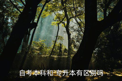 成人自學(xué)考試是專升本嗎,成人高考專升本有何不同?