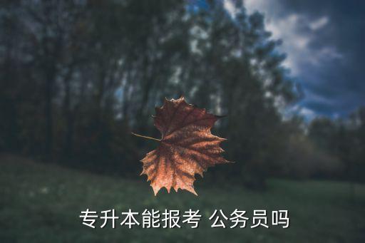 專升本公務(wù)員成功,公務(wù)員學(xué)歷要求不同可申請(qǐng)統(tǒng)招本科