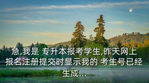 專升本考生序列號(hào),專升本報(bào)名是按地區(qū)組織的