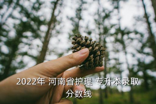 河南專升本分數(shù)線臨床,河南省護理專升本錄取分數(shù)線公布