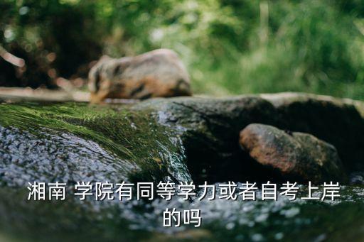 湘南學(xué)院專升本錄取線