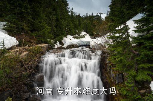 河南 專升本難度大嗎