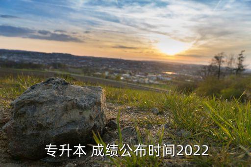  專升本 成績(jī)公布時(shí)間2022