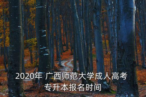 專升本到廣西師范大學(xué),廣西師范大學(xué)專升本招生計劃