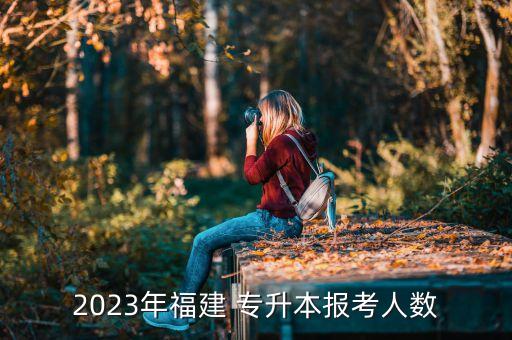 2023年福建 專升本報(bào)考人數(shù)