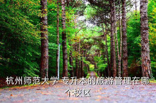 杭州師范大學(xué) 專升本的旅游管理在哪個(gè)校區(qū)