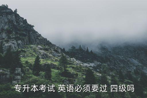 專升本英語 四級英語