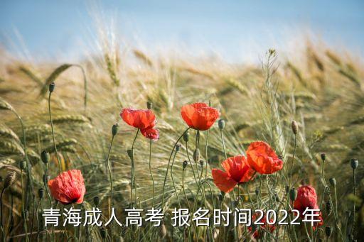 青海省專升本怎么報名時間,2023青海省專升本報名時間及條件