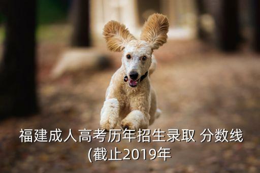  福建成人高考歷年招生錄取 分?jǐn)?shù)線(截止2019年