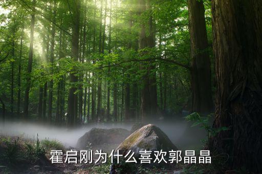 霍啟剛為什么喜歡郭晶晶