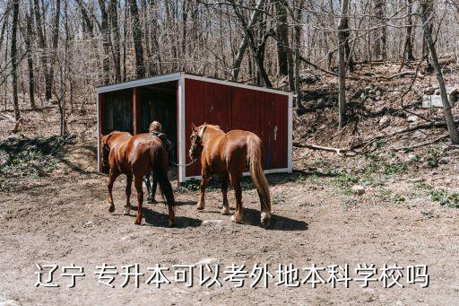  遼寧 專升本可以考外地本科學(xué)校嗎