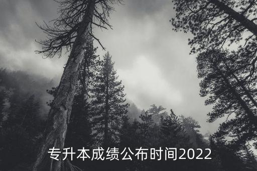  專(zhuān)升本成績(jī)公布時(shí)間2022