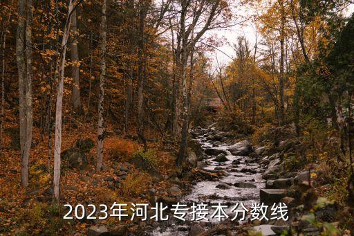 2023年河北專接本分數(shù)線