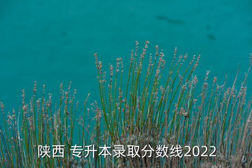  陜西 專升本錄取分?jǐn)?shù)線2022