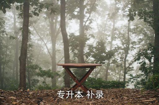  專升本 補(bǔ)錄