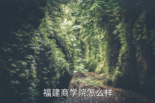  福建商學(xué)院怎么樣