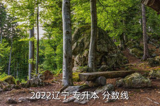 2022遼寧 專升本 分數線